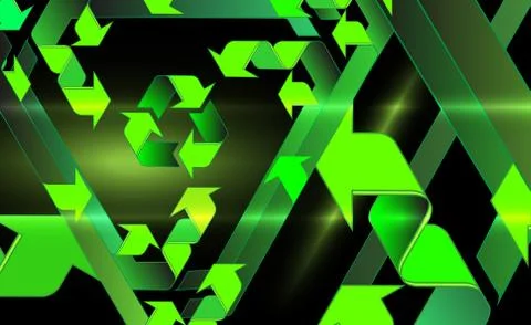 Environmental abstract background. Vector cartoon illustration Stock Illustration