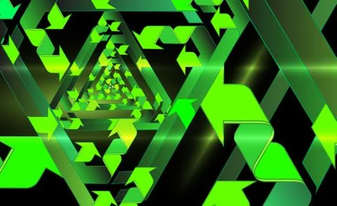 Environmental abstract background. Vector cartoon illustration. Stock Illustration