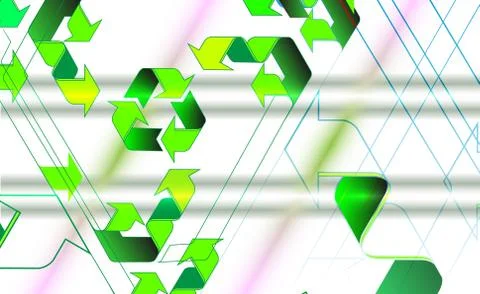 Environmental abstract background. Vector cartoon illustration. Stock Illustration