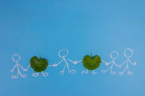 Environmental activists concept Stock Photos