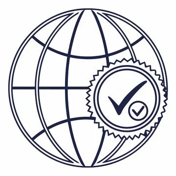 Environmental-compliance-icon-line-vector-white-(1) Stock Illustration