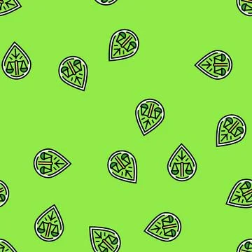 Environmental compliance vector seamless pattern Stock Illustration