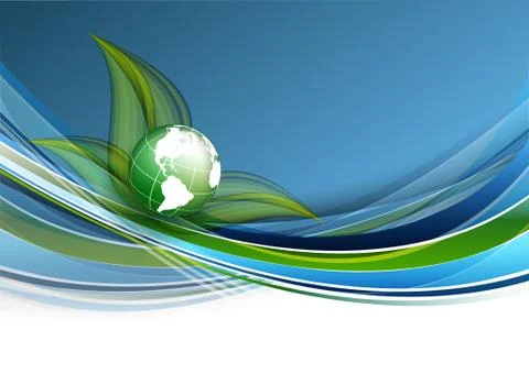 Environmental concept background. Stock Illustration