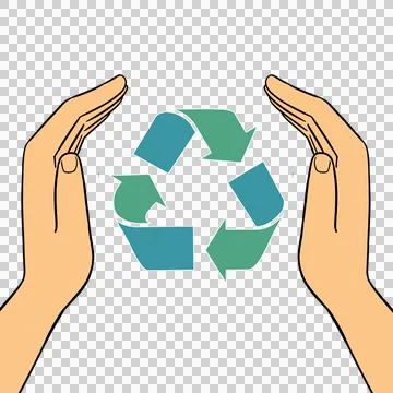 Environmental concept recycle Иллюстрация