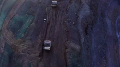 Environmental Degradation Gold mining in Paracatu, Minas Gerais, Brazil. Stock Footage 319827489