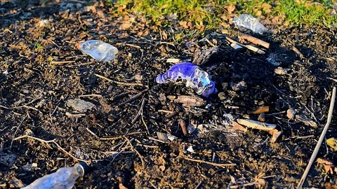 Environmental disaster. mountains of garbage, plastic, Video stock 105820711