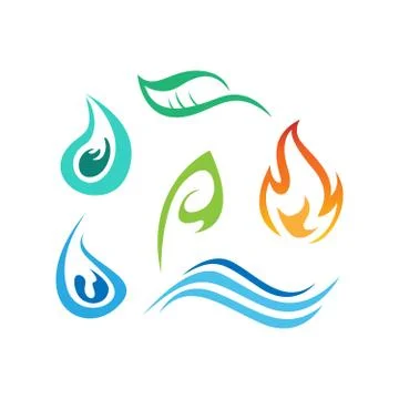 Environmental element vector icon design Stock Illustration