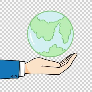 Environmental energy-saving collaboration  Stock Illustration