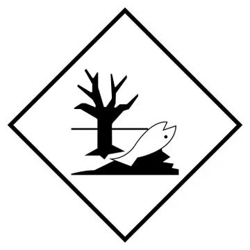 Environmental Hazard Symbol Sign, Vector Illustration, Isolate On White Backg Stock Illustration