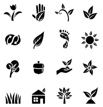 Environmental Icons Stock Illustration