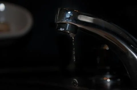 Environmental issue: Drops falling down Stock Photos