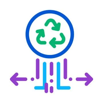 Environmental labeling popularity icon vector outline illustration Stock Illustration