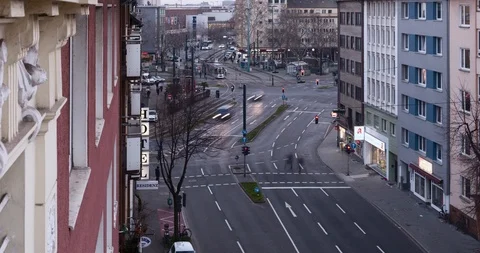 Environmental lane in Dusseldorf Stock Footage 125619074