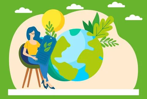 Environmental Law Concept Illustration Vector Style Illustration Illustrazione stock
