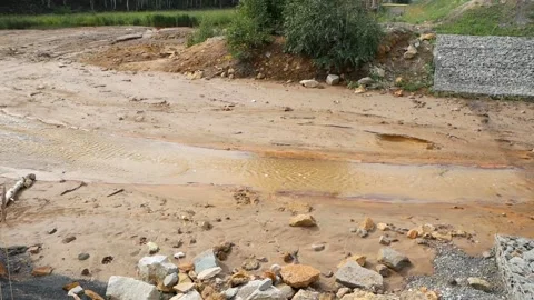 Environmental pollution because of the working plant. Видео 139980635