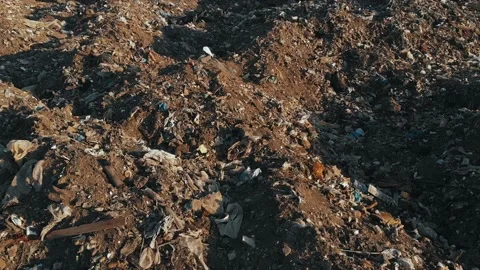 Environmental pollution. Ecological problem. In the vicinity of the food and Stock Footage 107851845