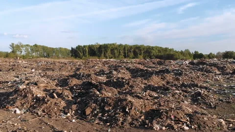 Environmental pollution. Ecological problem. In the vicinity of the food and Stock Footage 108035835