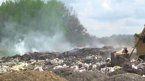 Environmental pollution. Garbage Stock Footage 76394975