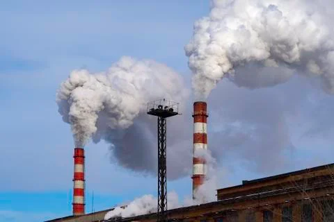 Environmental pollution. Stock Photos