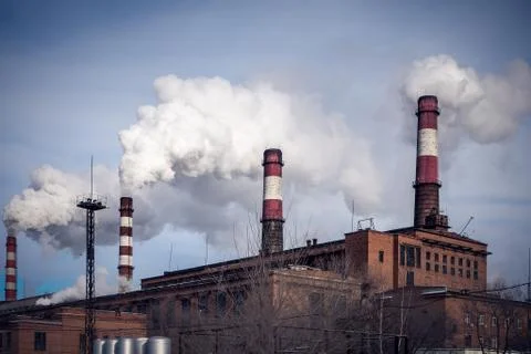 Environmental pollution. Stock Photos
