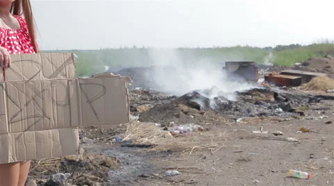 Environmental pollution, waste disposal Stock Footage 66788549