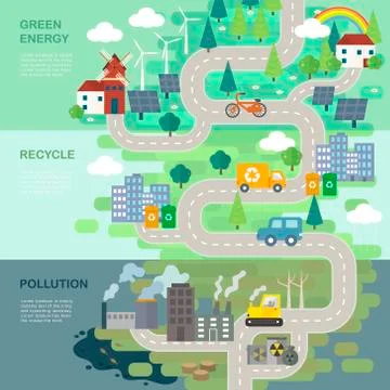 Environmental protection concept Stock Illustration