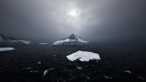 Environmental shifts showcase shrinking ice and increasing global temperatures Stock Footage 331526296