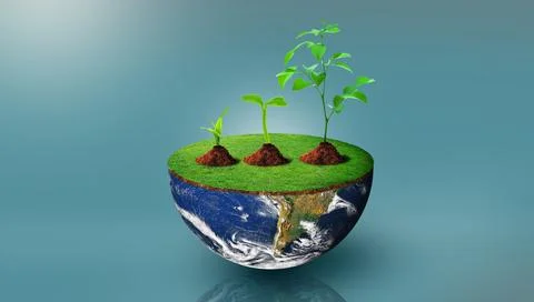 Environmental stewardship, World Environment Day, and Saving environment Co.. Illustration