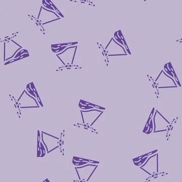 Environmental survey drone glyph vector seamless pattern 스톡 일러스트