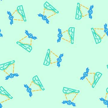 Environmental survey drone vector seamless pattern イラスト素材
