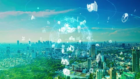 Environmental technology concept. Sustainable development goals. SDGs. Stock Footage 133552383