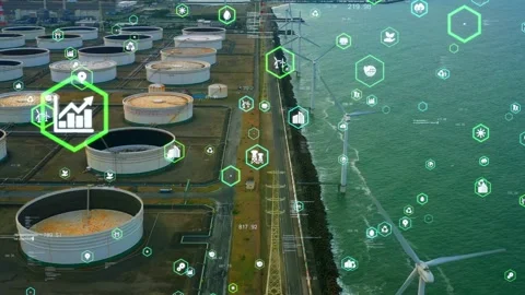 Environmental technology concept. Sustainable development goals. SDGs. Stock Footage 136525374