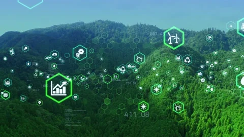 Environmental technology concept. Sustainable development goals. SDGs. Stock Footage 136525401