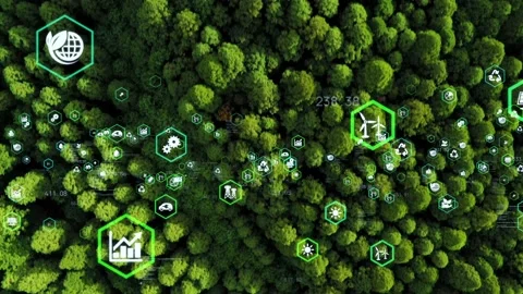 Environmental technology concept. Sustainable development goals. SDGs. Stock Footage 137694011