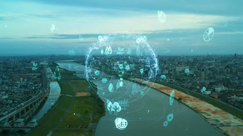 Environmental technology concept. Sustainable development goals. SDGs. Stock Footage 140435181