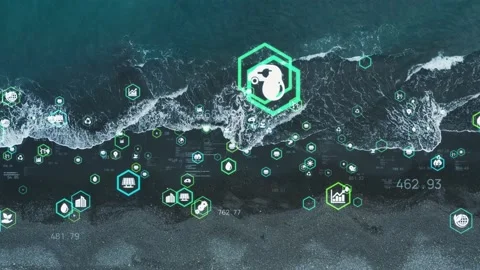 Environmental technology concept. Sustainable development goals. SDGs. Stock Footage 144710753