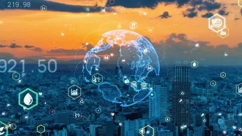 Environmental technology concept. Sustainable development goals. SDGs. Stock Footage 150136325