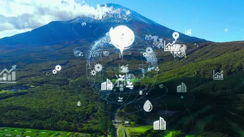 Environmental technology concept. Sustainable development goals. SDGs. Vidéo 165478334