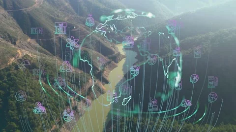 Environmental technology concept. Sustainable development goals. SDGs. Video stock 231017213