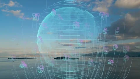 Environmental technology concept. Sustainable development goals. SDGs. Video stock 231688946