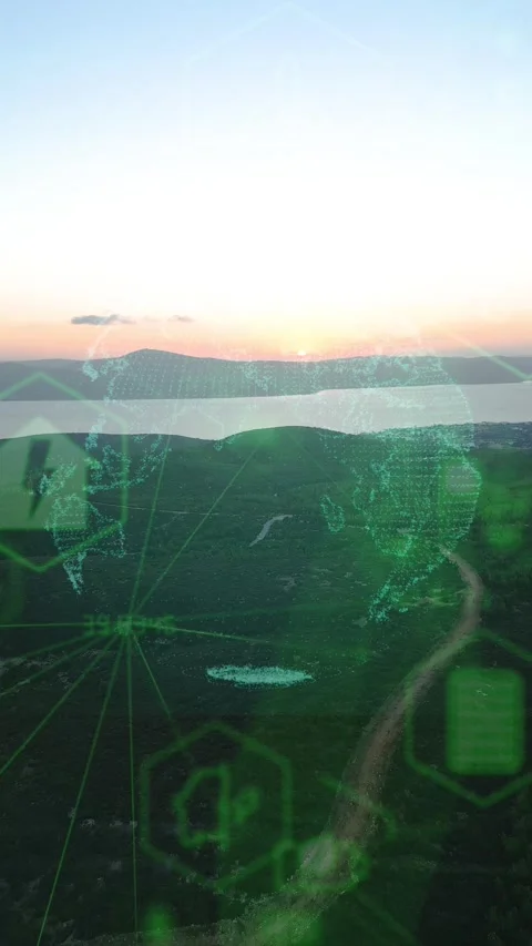 Environmental technology concept. Sustainable development goals. SDGs. Stock Footage 310744996