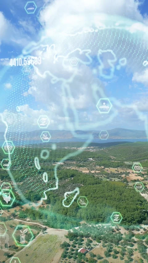 Environmental technology concept. Sustainable development goals. SDGs. Stock Footage 310745161