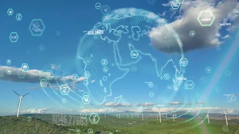 Environmental technology concept. Sustainable development goals. SDGs. Stock Footage 310800939