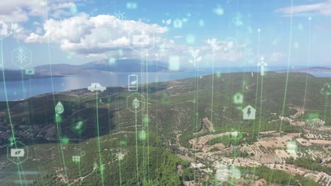Environmental technology concept. Sustainable development goals. SDGs. Stock Footage 338032520