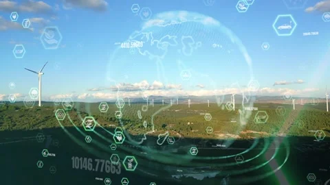 Environmental technology concept. Sustainable development goals. SDGs. Stock Footage 338032551