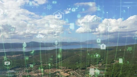 Environmental technology concept. Sustainable development goals. SDGs. Stock Footage 338063878
