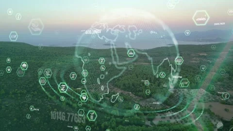 Environmental technology concept. Sustainable development goals. SDGs. Stock Footage 338064029