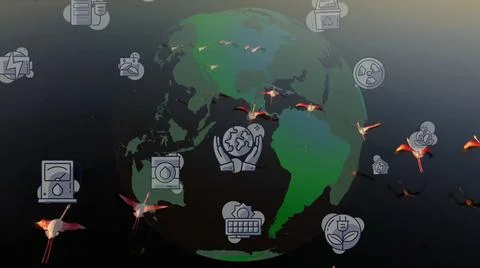 Environmental technology concept. Sustainable development goals. SDGs. Ilustração Stock