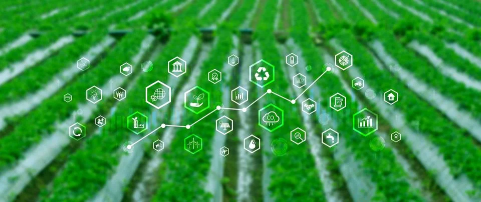 Environmental technology concept, Sustainable development goals, SDGs, Gree.. Stock Illustration