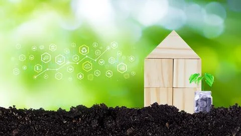 Environmental technology concept, Sustainable development goals, SDGs, Gree.. Stock Illustration